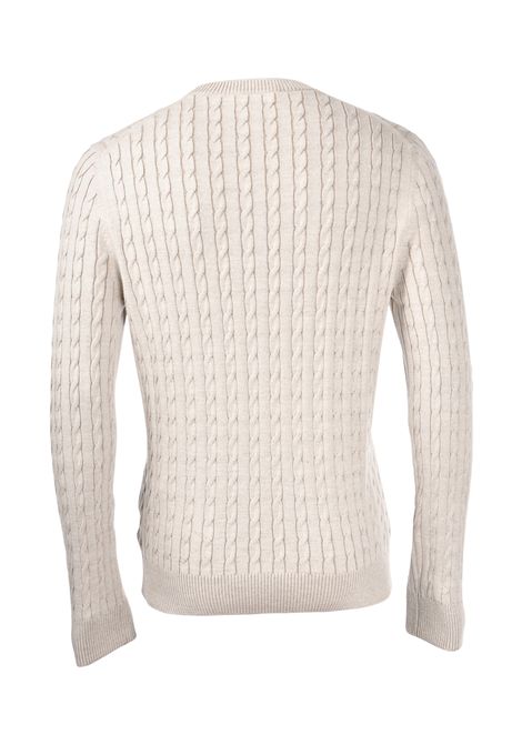 Girocollo Gran Sasso uomo 5710114401 nocciola vanisè trecce Gran sasso | Maglie | 5710114401005